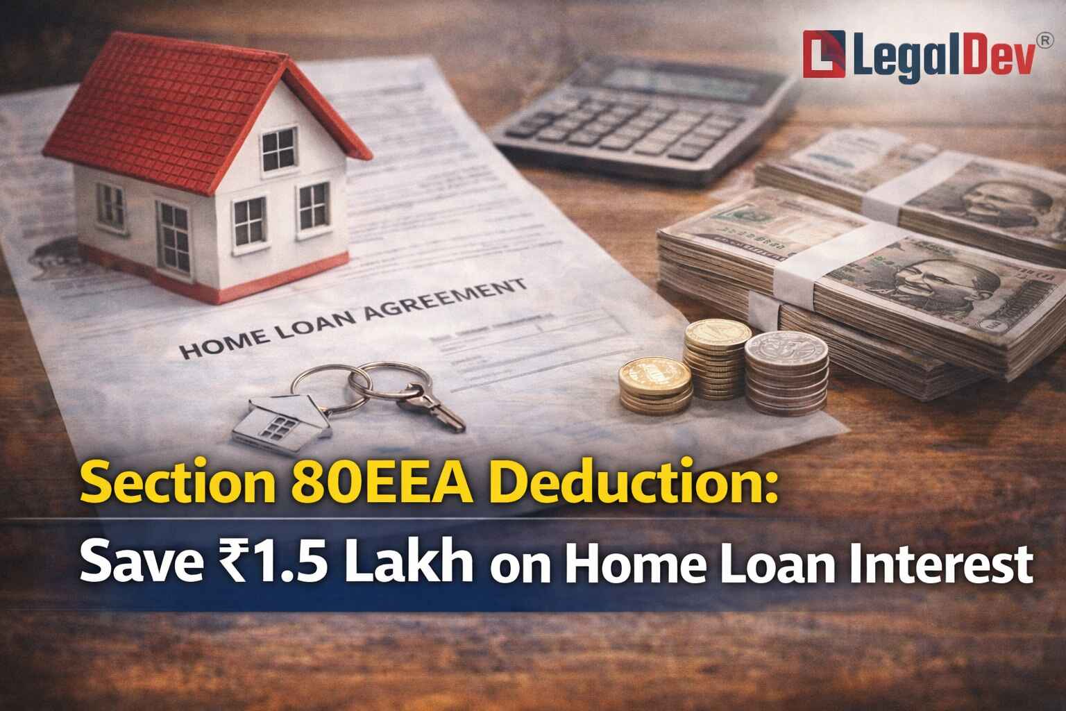 Section 80EEA Deduction Save ₹1.5 Lakh on Home Loan Interest